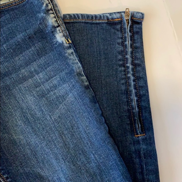 Hollister Skinny Jeans Size 1 Dark Distressed - Picture 2 of 8